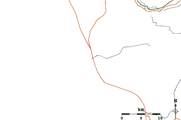 Roads and rivers around Renes