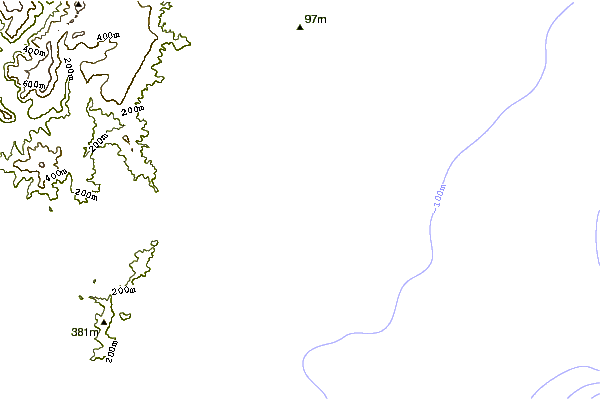 Shoreline around Rennies Beach