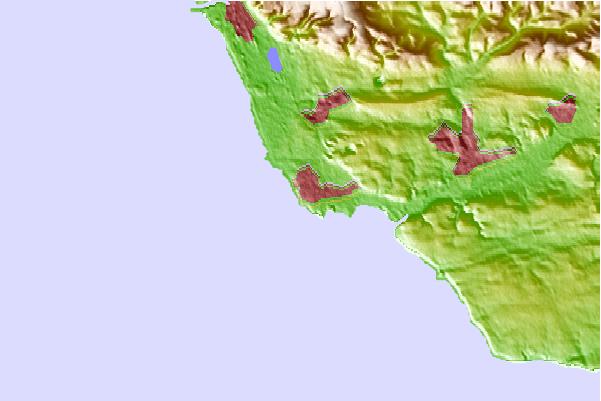 Surf spots located close to Rest Bay