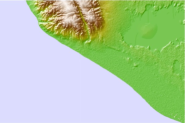 Surf spots located close to Reventazon