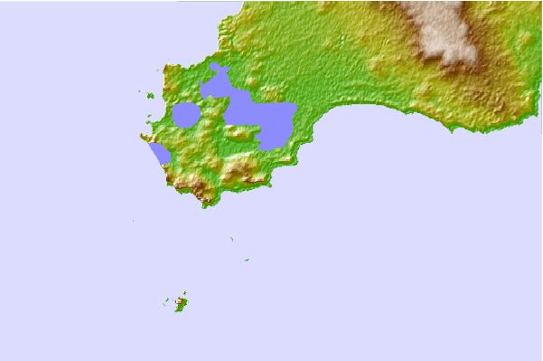 Surf spots located close to Rhino Head