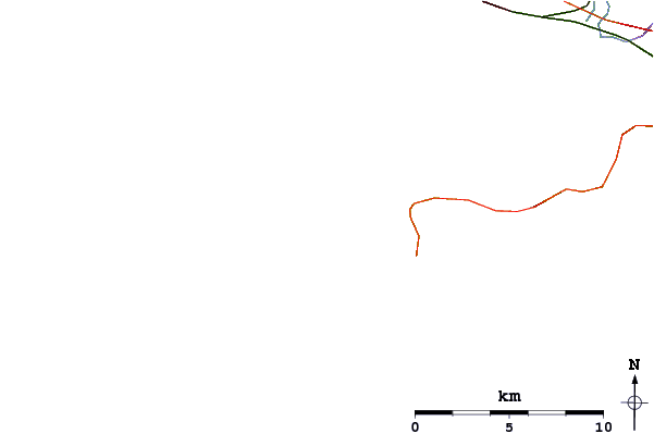 Roads and rivers around Rhossili