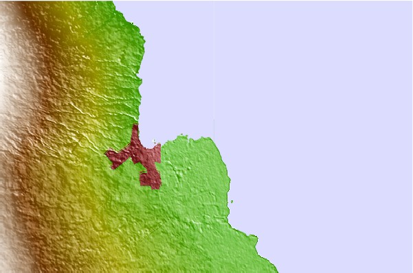 Surf spots located close to Richardsons