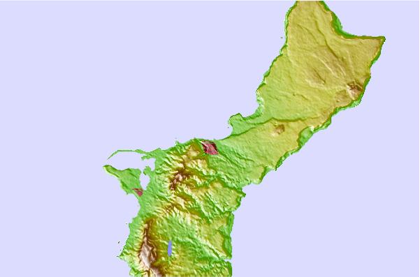 Surf spots located close to Right and Left Side