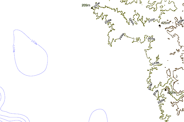 Shoreline around Rincon De Baja