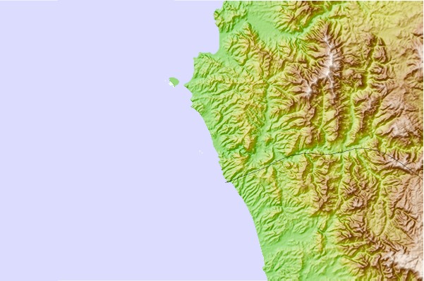 Surf spots located close to Rio Chico