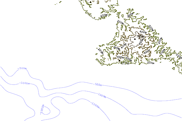 Shoreline around Rio Claro