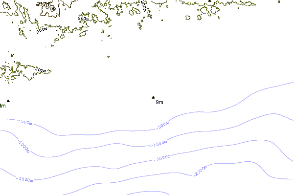Shoreline around Rio Coyula