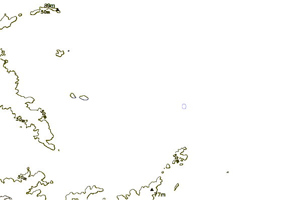 Shoreline around Río Grande