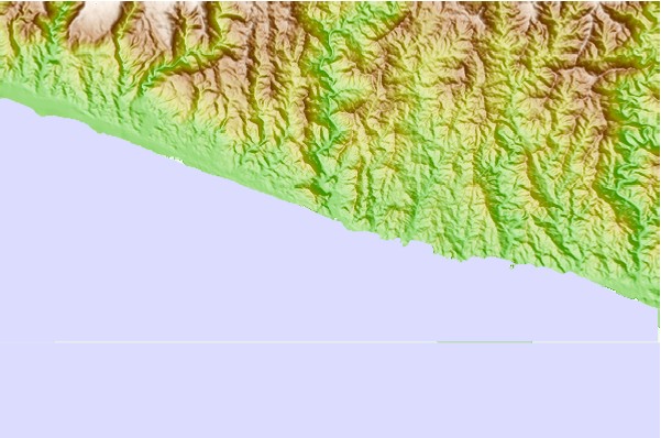 Surf spots located close to Rio Nexpa