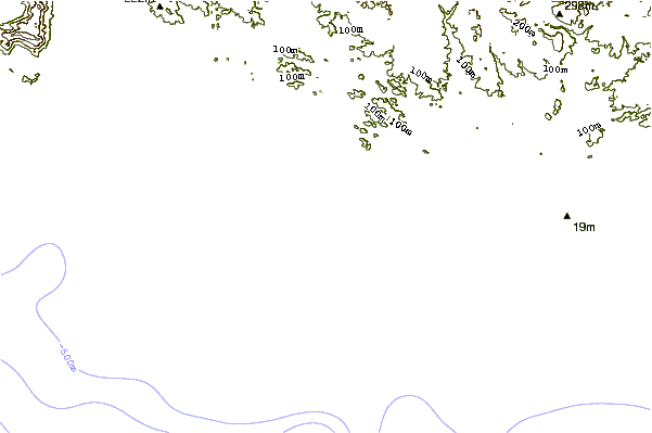 Shoreline around Rio Papagayo
