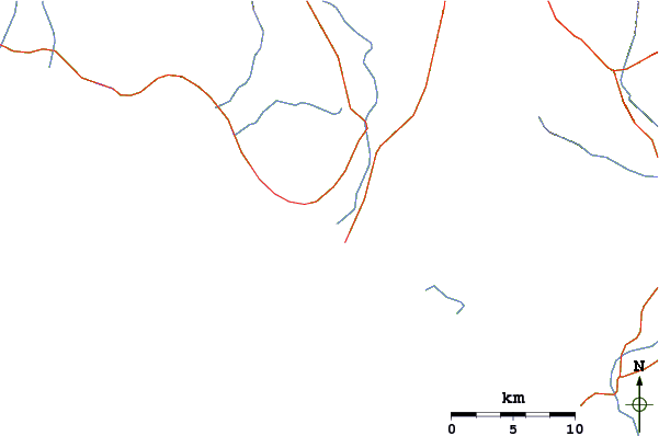 Roads and rivers around Rio Tapextla