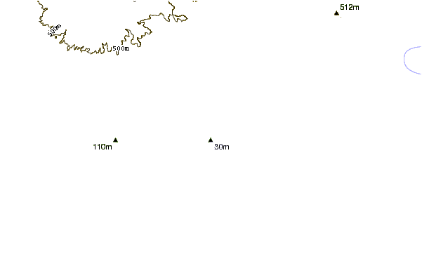 Shoreline around Rio Mar