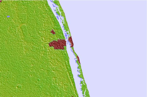 Surf spots located close to Riomar Reef