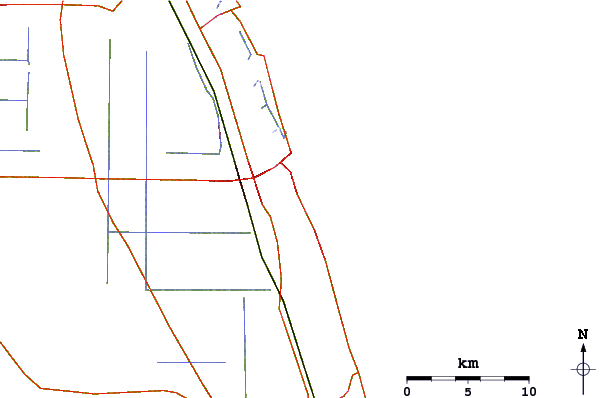 Roads and rivers around Riomar Reef