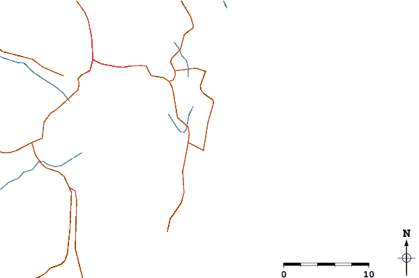 Roads and rivers around Riozinho