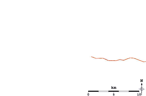 Roads and rivers around Ristna Hiiumaa Island