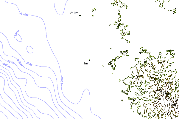 Shoreline around Avellanas Rivermouth