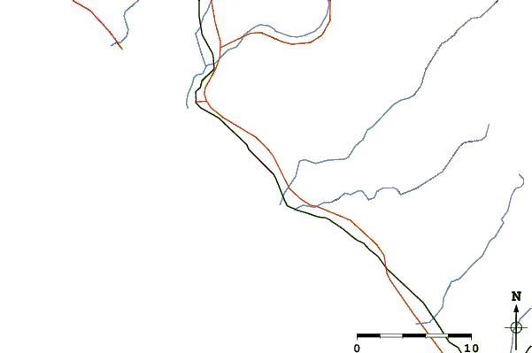 Roads and rivers around Riviera