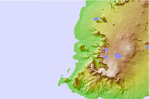 Surf spots located close to Riviere Noire Harbour