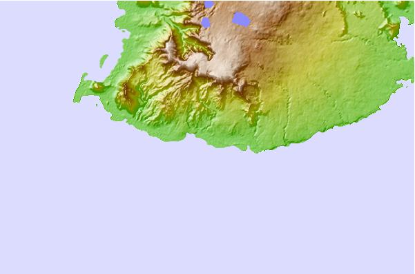 Surf spots located close to Riviere de Galets