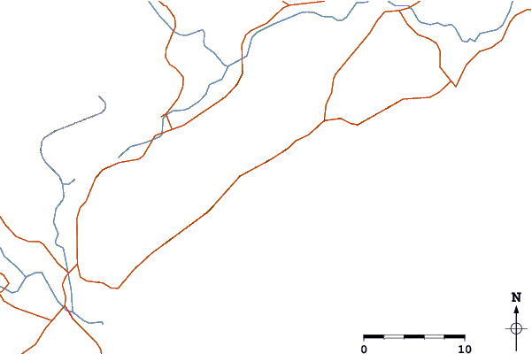 Roads and rivers around Riyue Bay (Riyuewan)