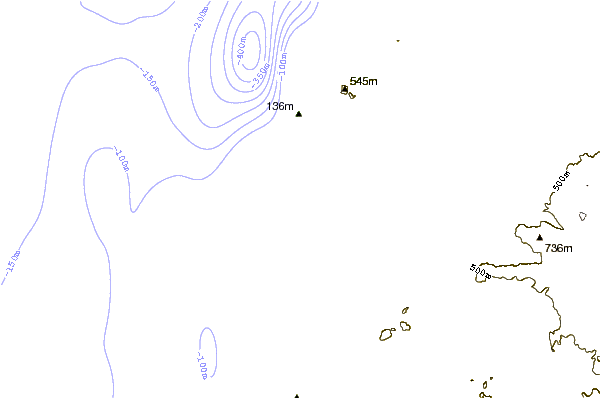 Shoreline around Roads End