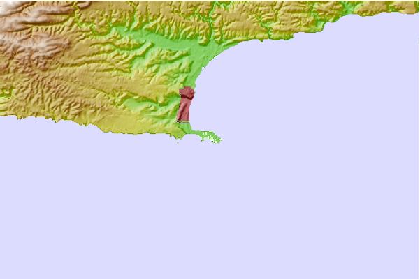 Surf spots located close to Robberg