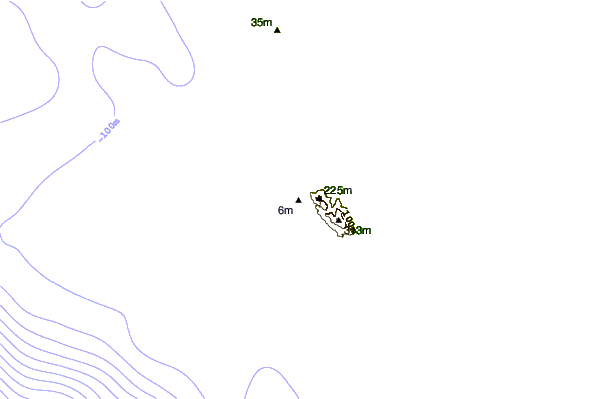 Shoreline around Shipwreck