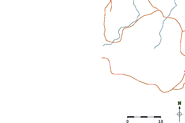 Roads and rivers around Shipwreck