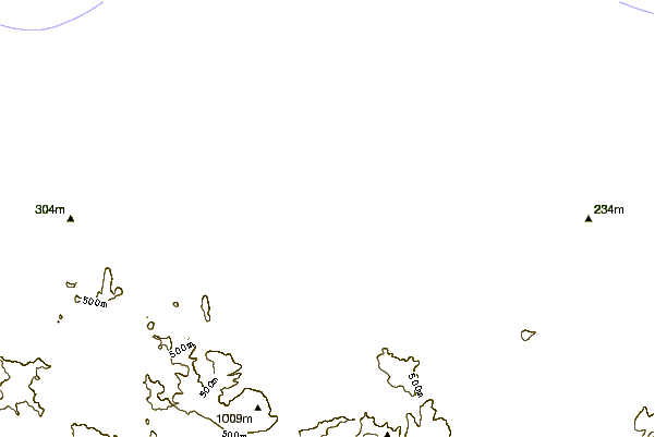 Shoreline around Roca Puta