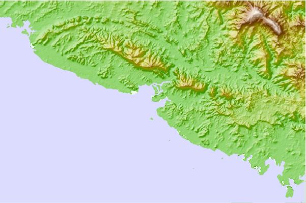 Surf breaks located close to Roche Percee