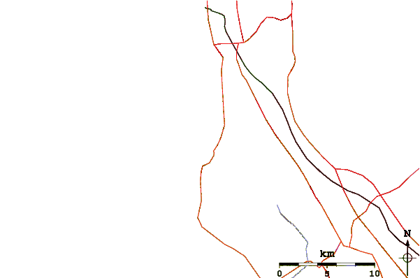 Roads and rivers around Rockaway