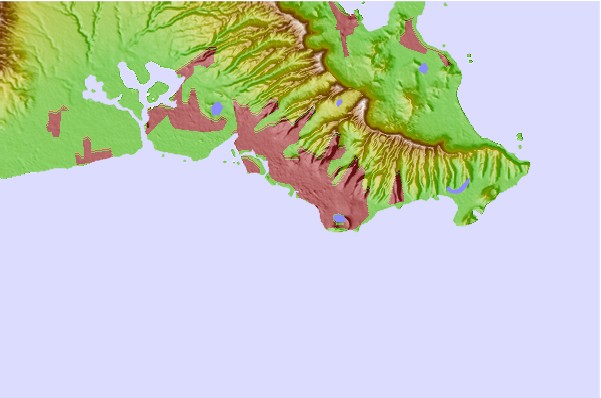 Surf spots located close to Rockpiles