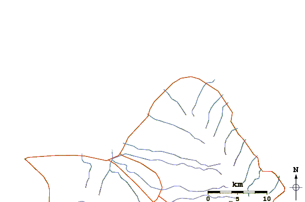 Roads and rivers around Rocky Point