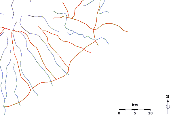 Roads and rivers around Rocky Point