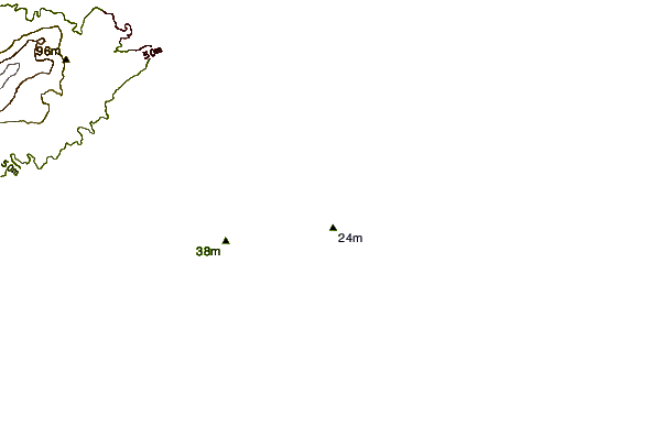 Shoreline around Rosslare
