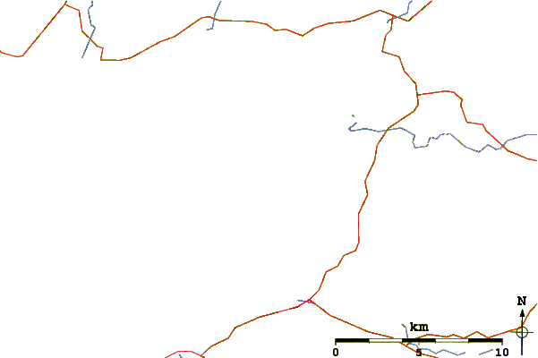 Roads and rivers around Rossnowlagh