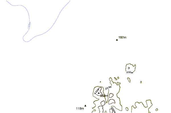 Shoreline around Ruhba Phail