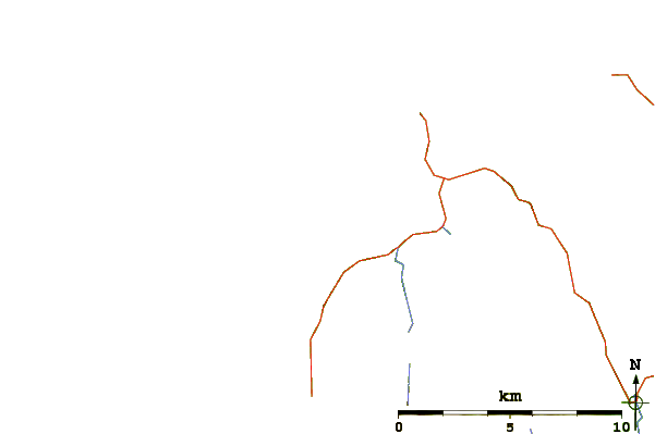 Roads and rivers around Ruhba Phail