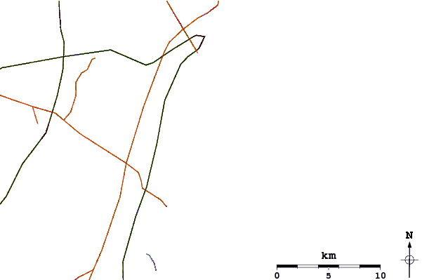 Roads and rivers around Rye On the Rocks