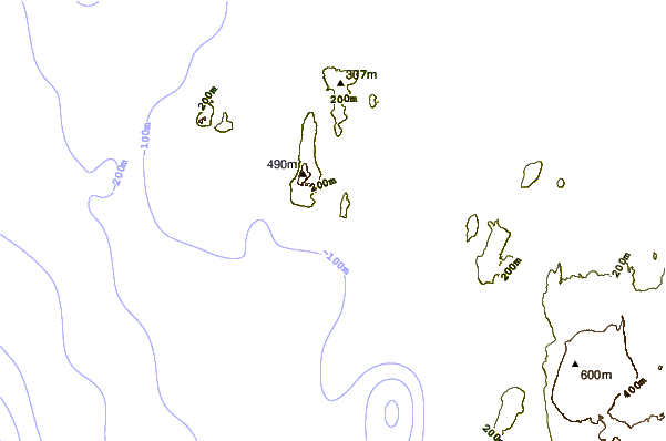 Shoreline around Sacasemita