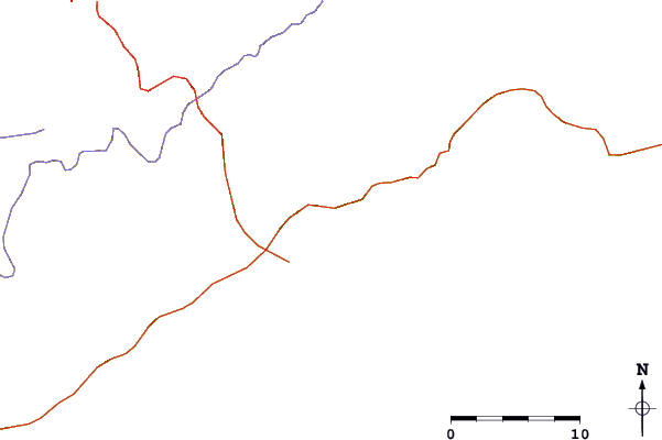 Roads and rivers around Saco da Mãe