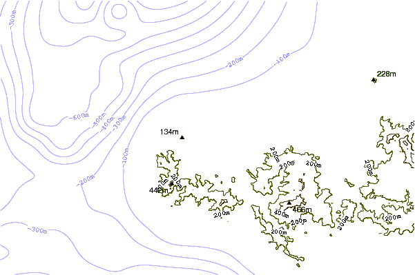 Shoreline around Safari Island