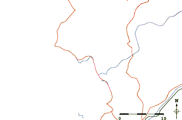 Roads and rivers around Sagone