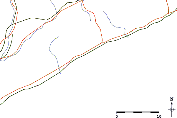Roads and rivers around Saint Andreu de Llavaneres