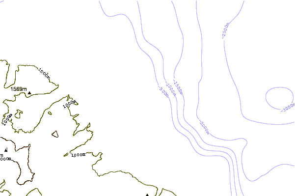 Shoreline around Saint-Benoit Lefts