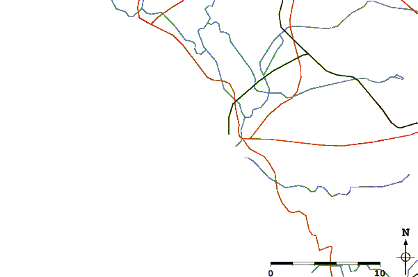 Roads and rivers around St Gilles Croix de Vie