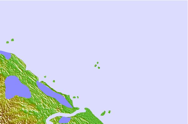 Surf spots located close to Saint Joseph (Iles du Salut)