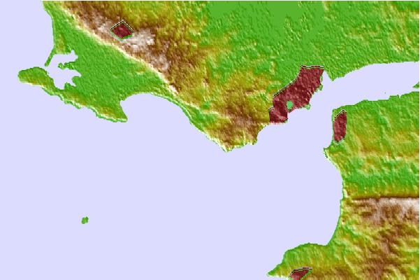 Surf spots located close to Ste Marguerite